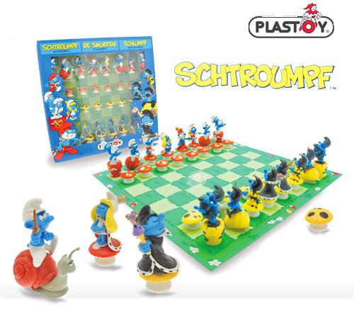 Jeu d'échecs Schtroumpfs - 