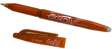 Stylo gel Frixion orange 0.7mm