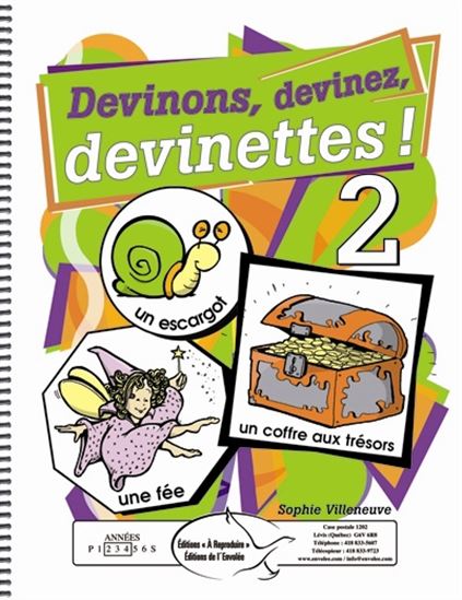 Devinons, Devinez, Devinettes - SOPHIE VILLENEUVE