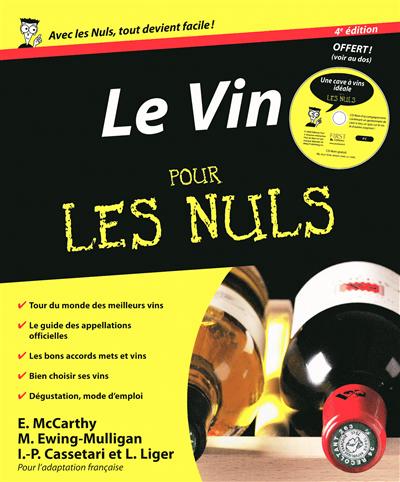 Le Vin pour les nuls 4e éd. - COLLECTIF