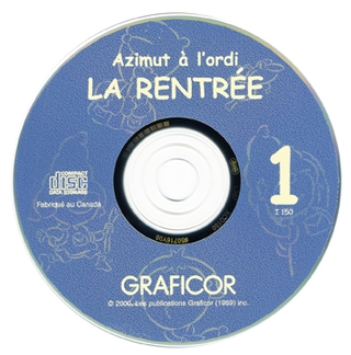 Tous azimuts : 1er cycle : Azimut à l&#39;ordi 1 : la rentrée (CD-ROM) - COLLECTIF