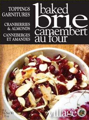 Garniture pour brie Canneberge, amandes