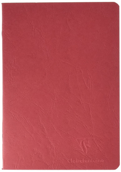 Cahier piqué Age-Bag ligné 96p 14.8x21cm Rouge