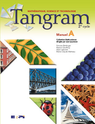 Tangram 2e cycle: math. cahier devoirs A - COLLECTIF