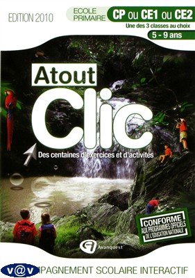 Atout clic 2010 CP ou CE1 ou CE2 (5-9 an - PC