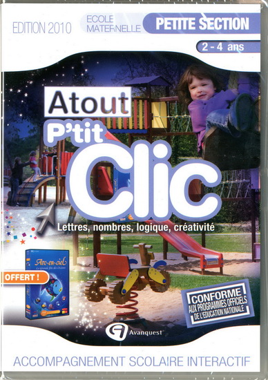 Atout p&#39;tit clic maternelle 1 petite sec - PC