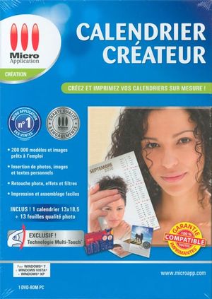 Calendrier créateur - PC