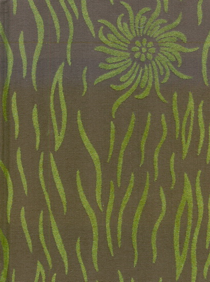Journal fleur velours sauge 6x8" - VI