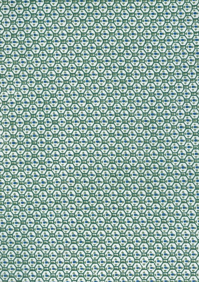 Journal tissu Nid d'abeille vert 5x7" - VI
