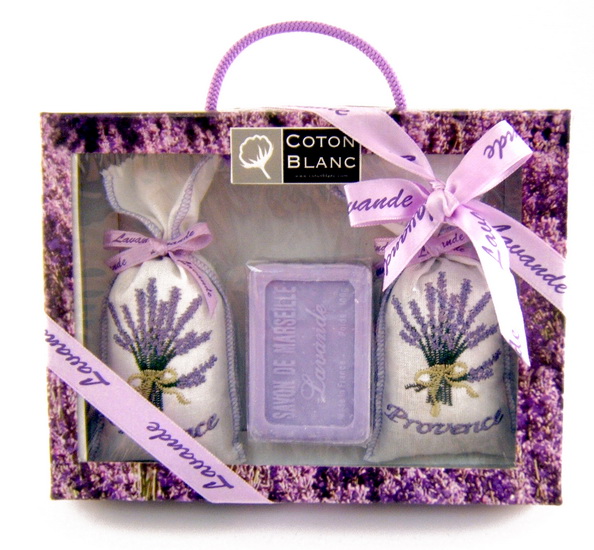 Coffret 2 sachet + savon Lavande - 