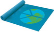 Tapis yoga bleu + symbole peace on earth - ACCESSOIRE