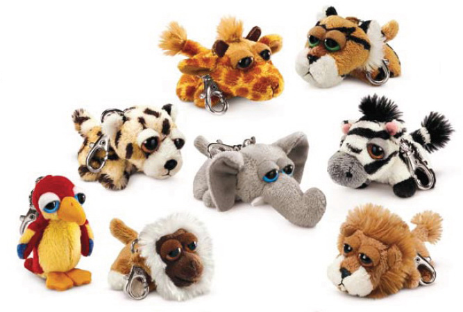 Li'l Peepers clips-Animaux jungle 8 AS - 