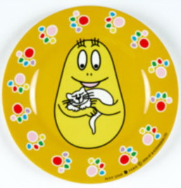 Assiette ronde Barbidou - 