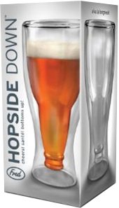 Verre Bouteille de bière renversée - 