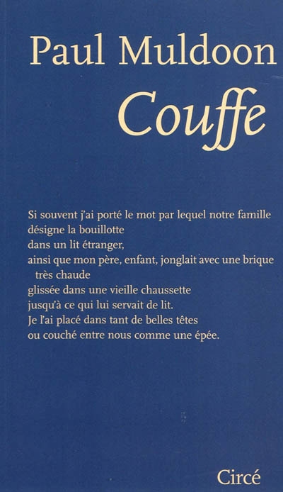 Couffe - PAUL MULDOON