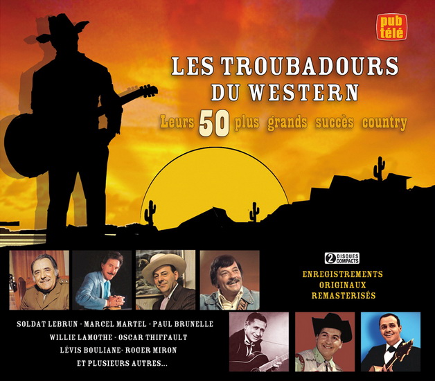 Les Troubadours du western (2CD) - COMPILATION