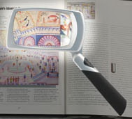 Loupe lumière DEL 3"x2" - 