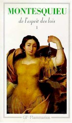 De l&#39;esprit des lois T.01 - MONTESQUIEU