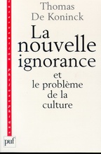 Nouvelle ignorance et le problème de... - DE KONINCK T