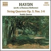 Quatuors à cordes op 3 nos 3, 5 et 6 - HAYDN