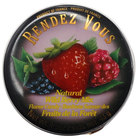 Bonbons Petits fruits foret 43g