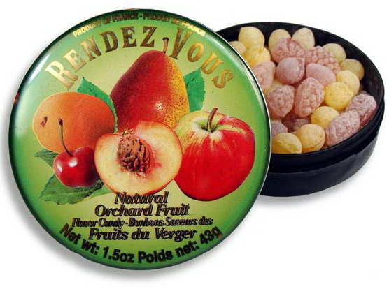 Bonbons Fruits du verger 43g