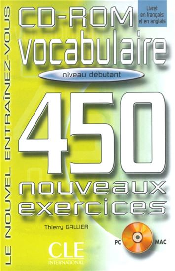 Vocabulaire 450 nouv. exer. débutant - PC