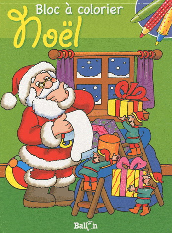 Bloc à colorier Noël - COLLECTIF