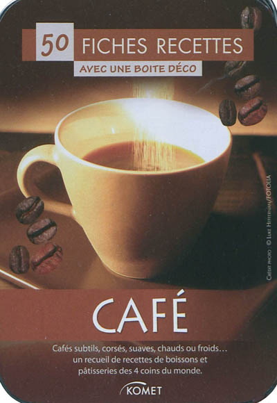 Café: 50 fiches recettes - COLLECTIF