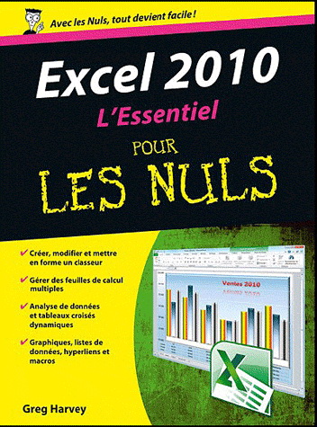 Excel 2010 L&#39;essentiel pour les nuls - GREG HARVEY