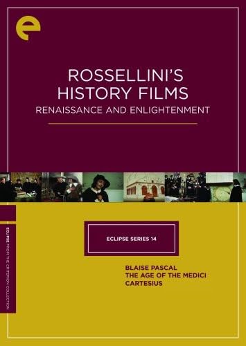 Eclipse Series 14: Rossellini's History Films-Renaissance and Enlightenment (Blaise Pascal / The Age of the Medici / Cartesius) - ROSSELLINI ROBERTO
