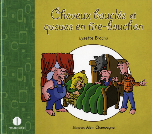Cheveux bouclés/queues en tire-bouchon - LYSETTE BROCHU - ALAIN CHAMPAGNE