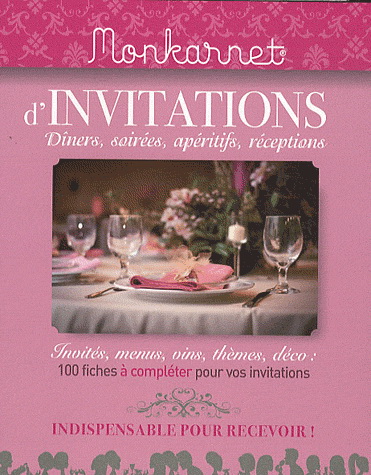 Monkarnet d&#39;invitations - ALBANE DE LAFORCADE