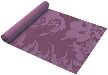 Tapis de yoga - Arabesque florale Prune - ACCESSOIRES