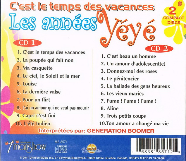 C'est le temps des vacances (2CD) - COMPILATION