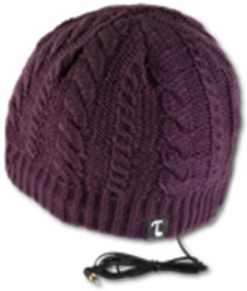 Tuque écouteur Ivy Beanie Mauve - ACCESSOIRE