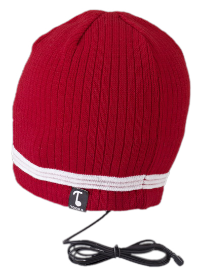 Tuque écouteur Velocity Beanie rouge - ACCESSOIRE