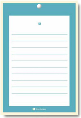 Notes-autocollantes Turquoise - 