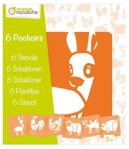 Pochoirs Animaux de la ferme