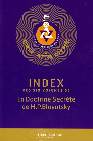 Index des six volumes doctrine secrète.. - COLLECTIF