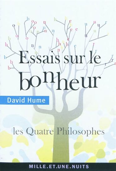 Essais sur le bonheur - DAVID HUME