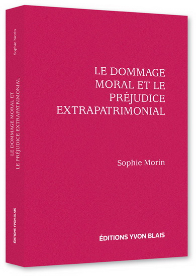 Dommage moral/préjudice extrapatrimonial - SOPHIE MORIN