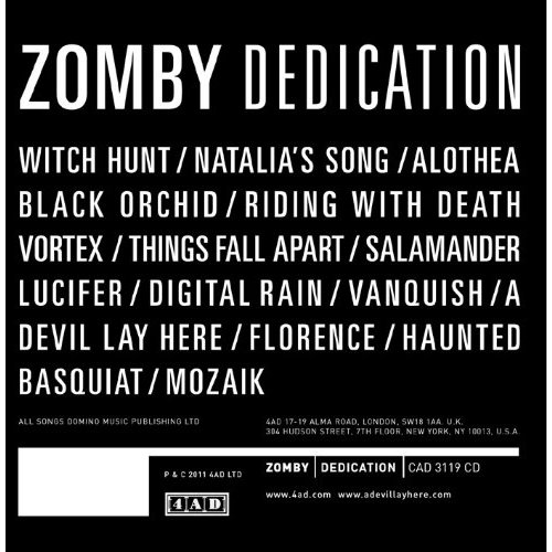Dedication - ZOMBY