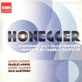 Symphonies 2-4, Cello Concerto 2CD - HONEGGER