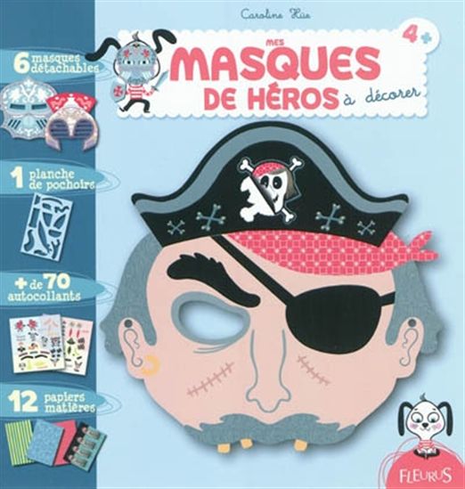 Mes masques de héros à décorer #04 - CAROLINE HÜE