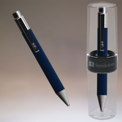 Stylo bille Semikolon Marine - 