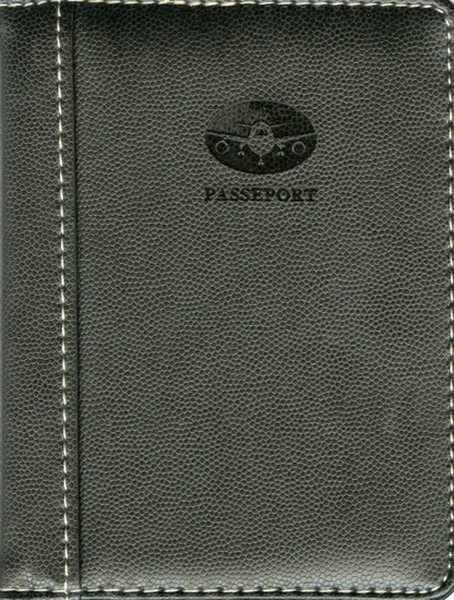 Etui à passeport Noir