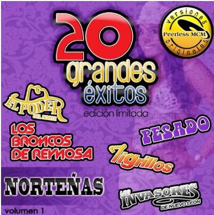 20 Grandes Exitos: Nortenas Vol.1 - COMPILATION