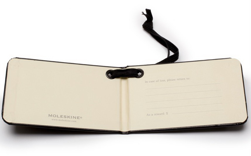 Étiquette bagage Noir Moleskine - 