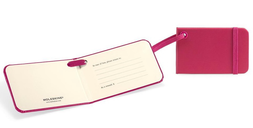 Étiquette bagage Magenta Moleskine - 